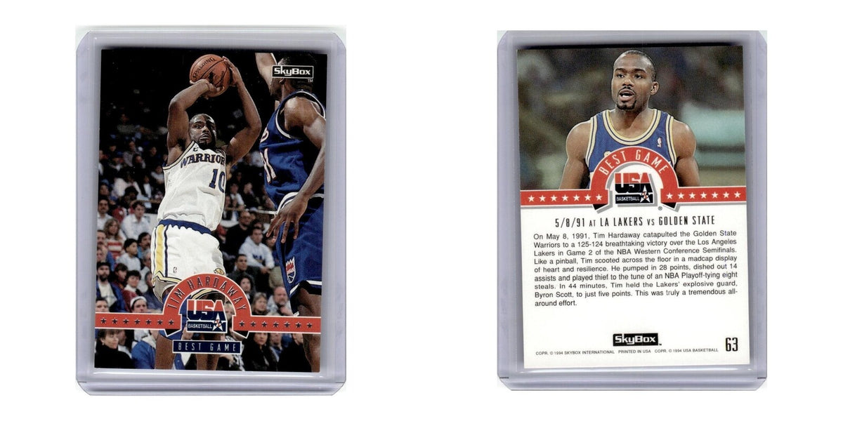 1993 SkyBox Tim Hardaway Golden State Warriors #63