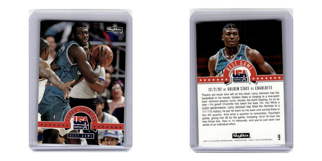 1993 SkyBox Larry Johnson #9