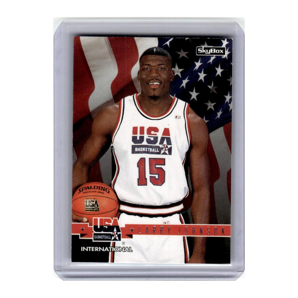 1993 SkyBox Larry Johnson USA #7