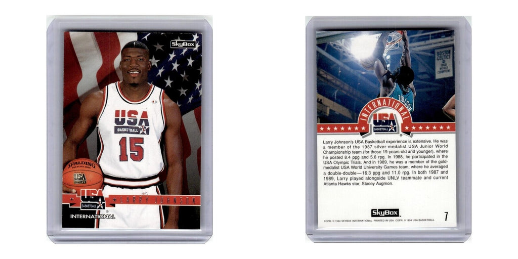 1993 SkyBox Larry Johnson USA #7