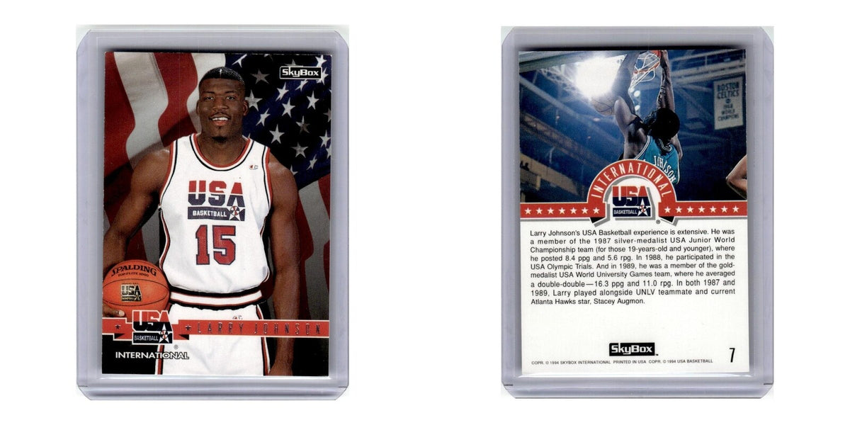 1993 SkyBox Larry Johnson USA #7