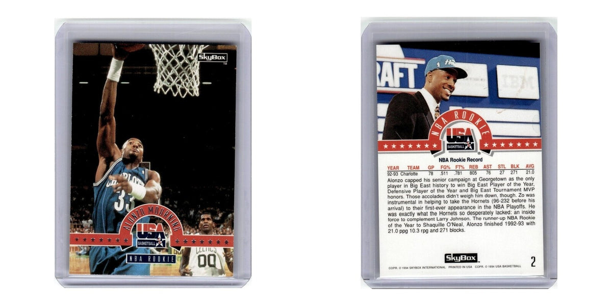 1993 SkyBox Alonzo Mourning #2
