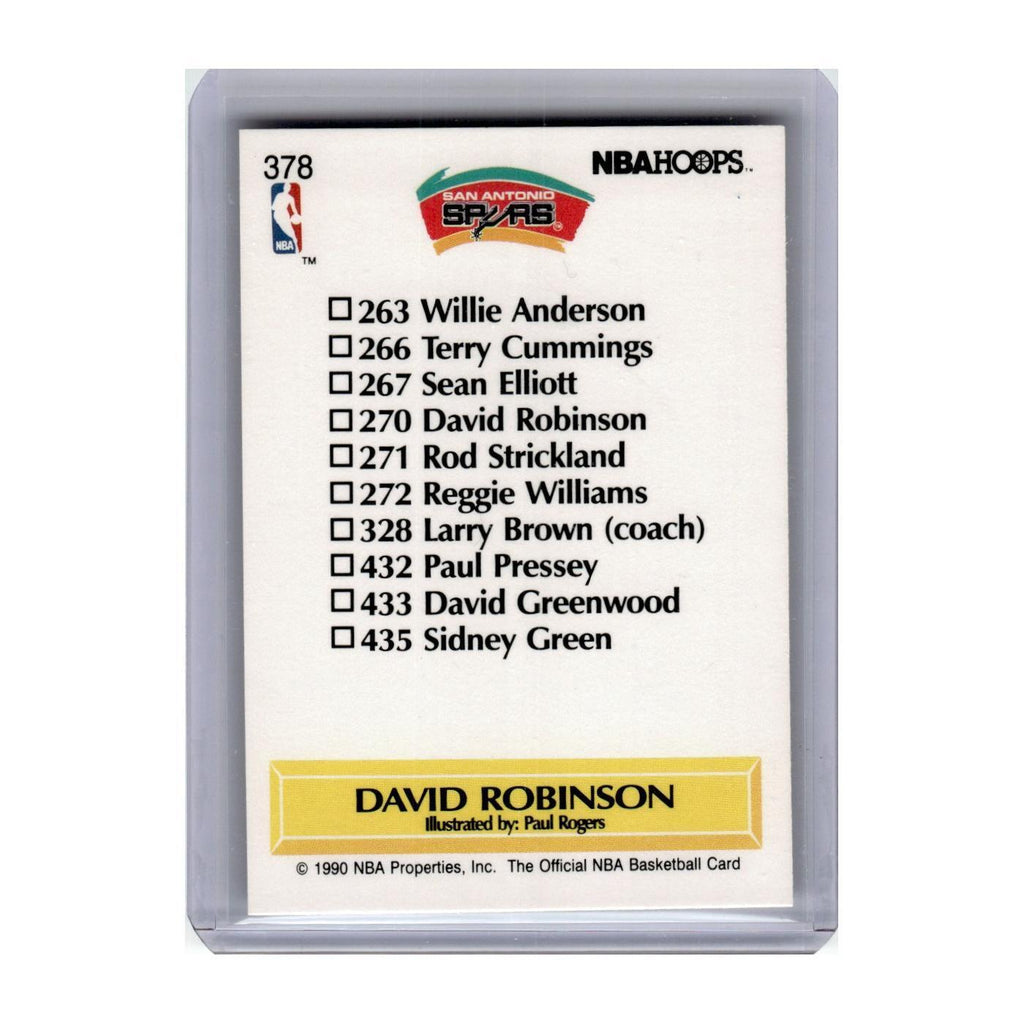 1990 Hoops David Robinson Spurs #378