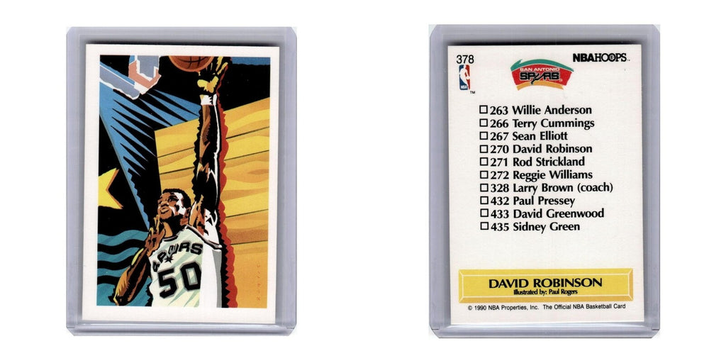 1990 Hoops David Robinson Spurs #378