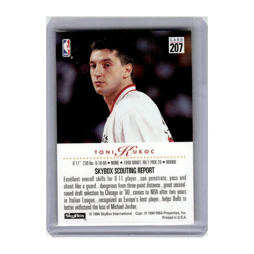 1993 SkyBox Toni Kukoc Bulls #207