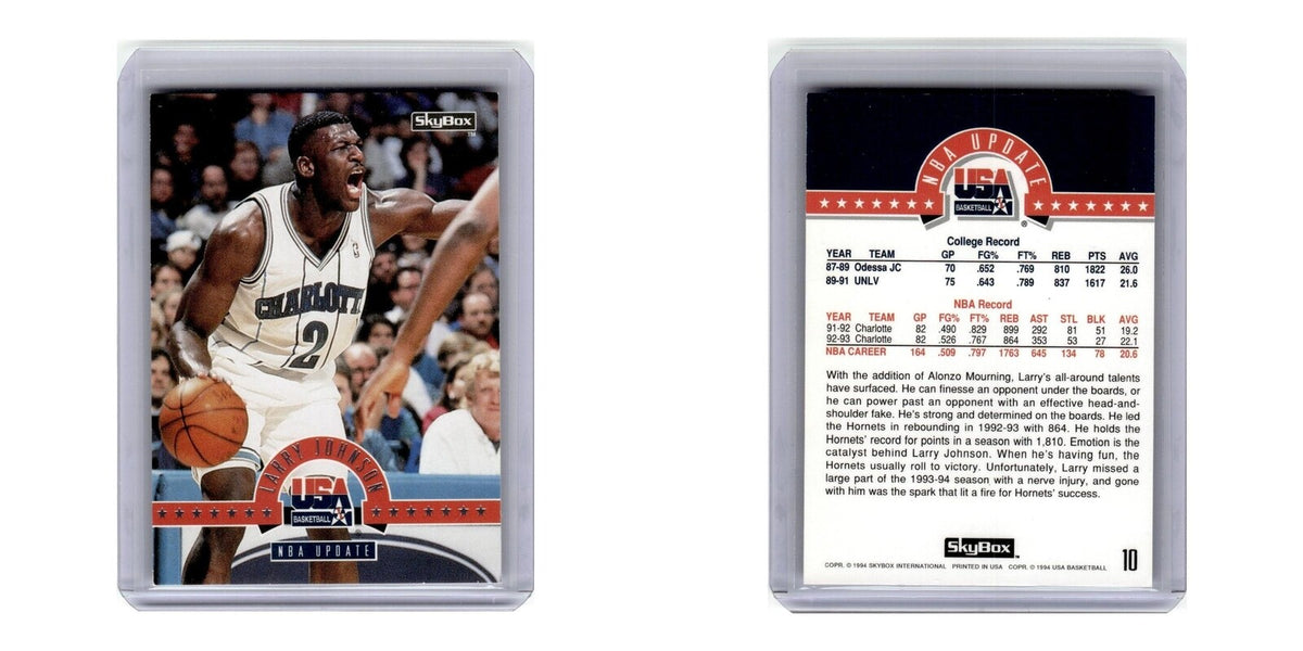 1993 SkyBox Larry Johnson Hornets #10