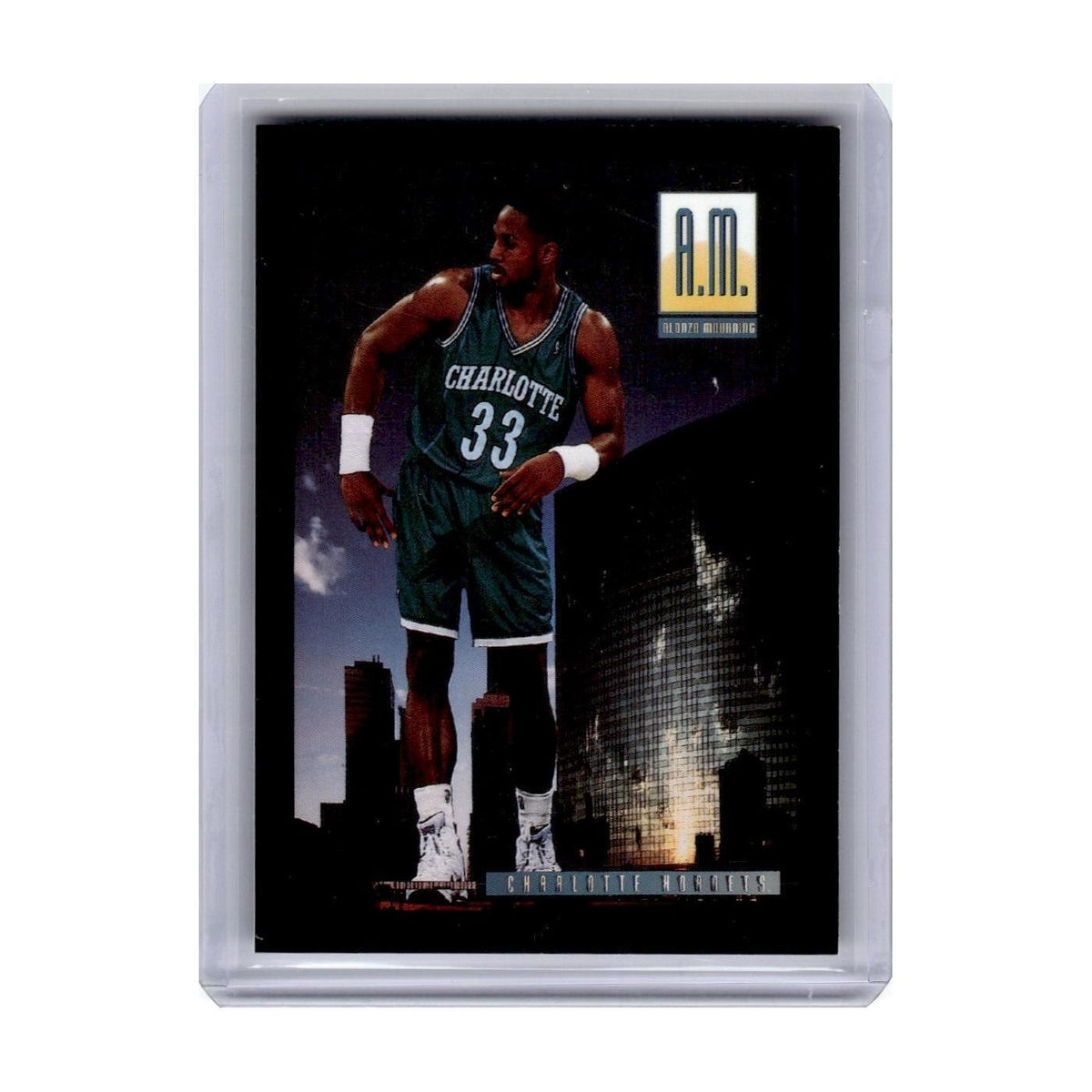 1993 SkyBox Alonzo Mourning Hornets #320