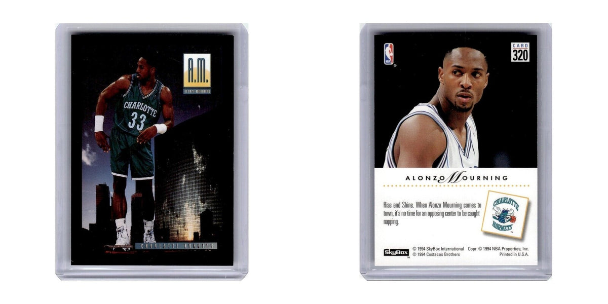 1993 SkyBox Alonzo Mourning Hornets #320
