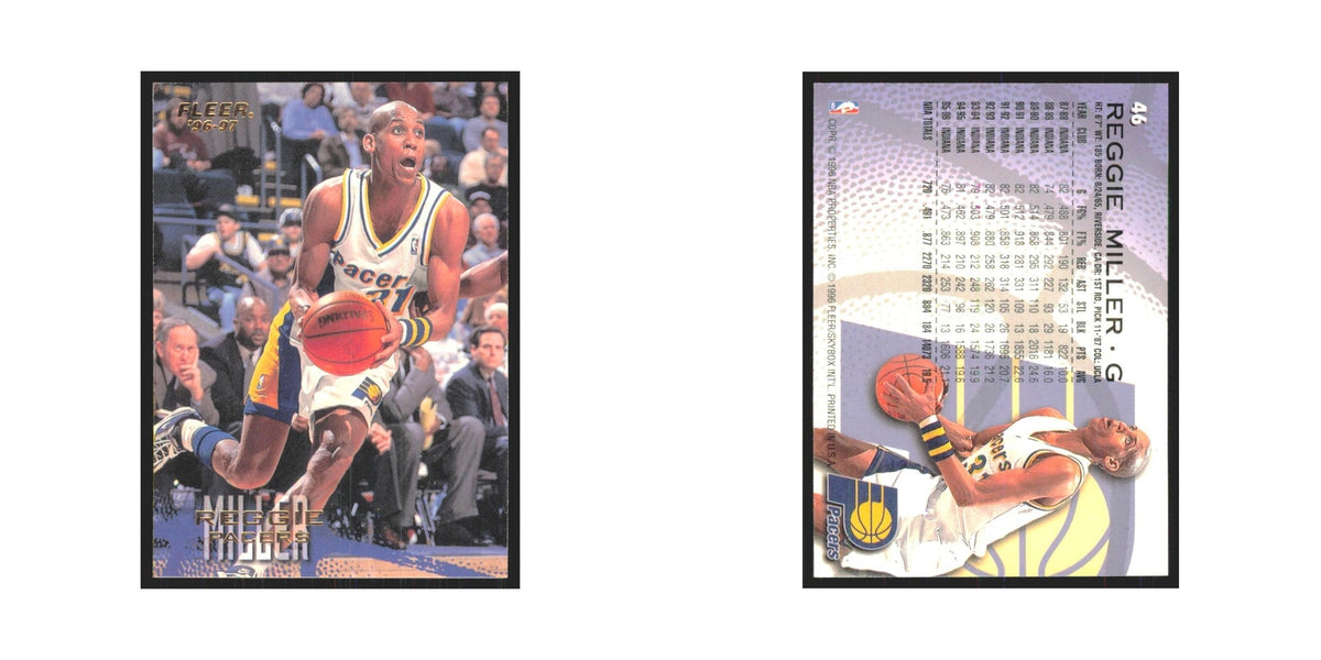 1996 Fleer Reggie Miller Pacers #46