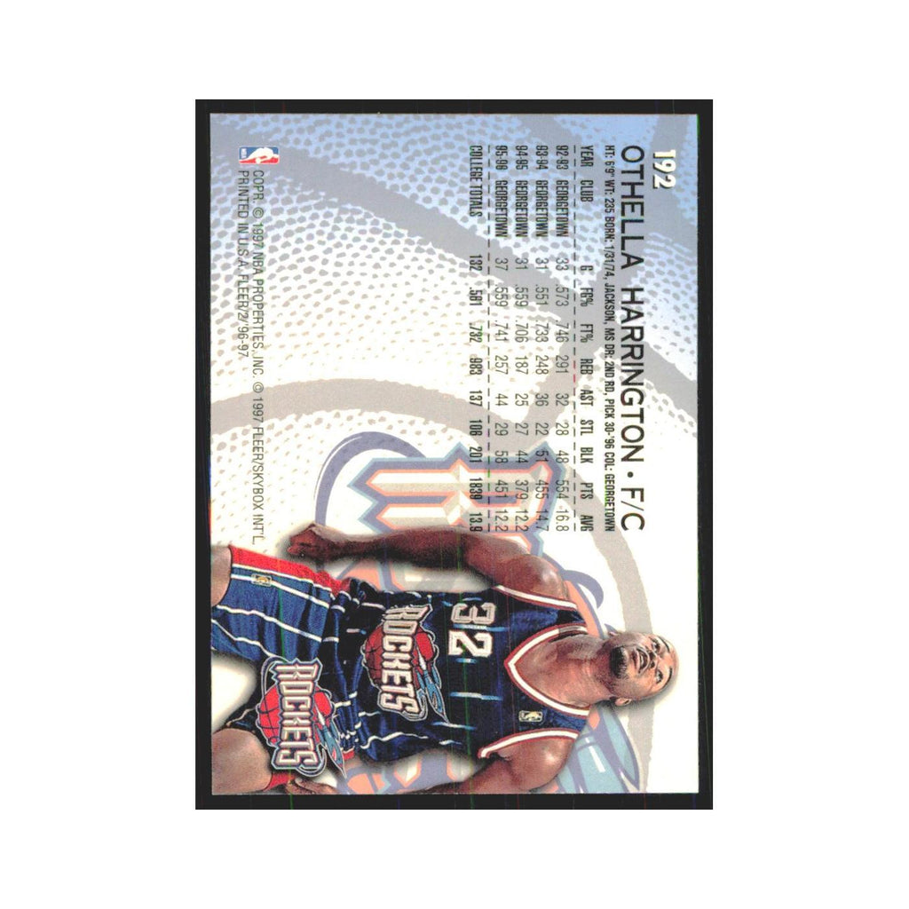 1996 Fleer Othella Harrington RC Rockets #192