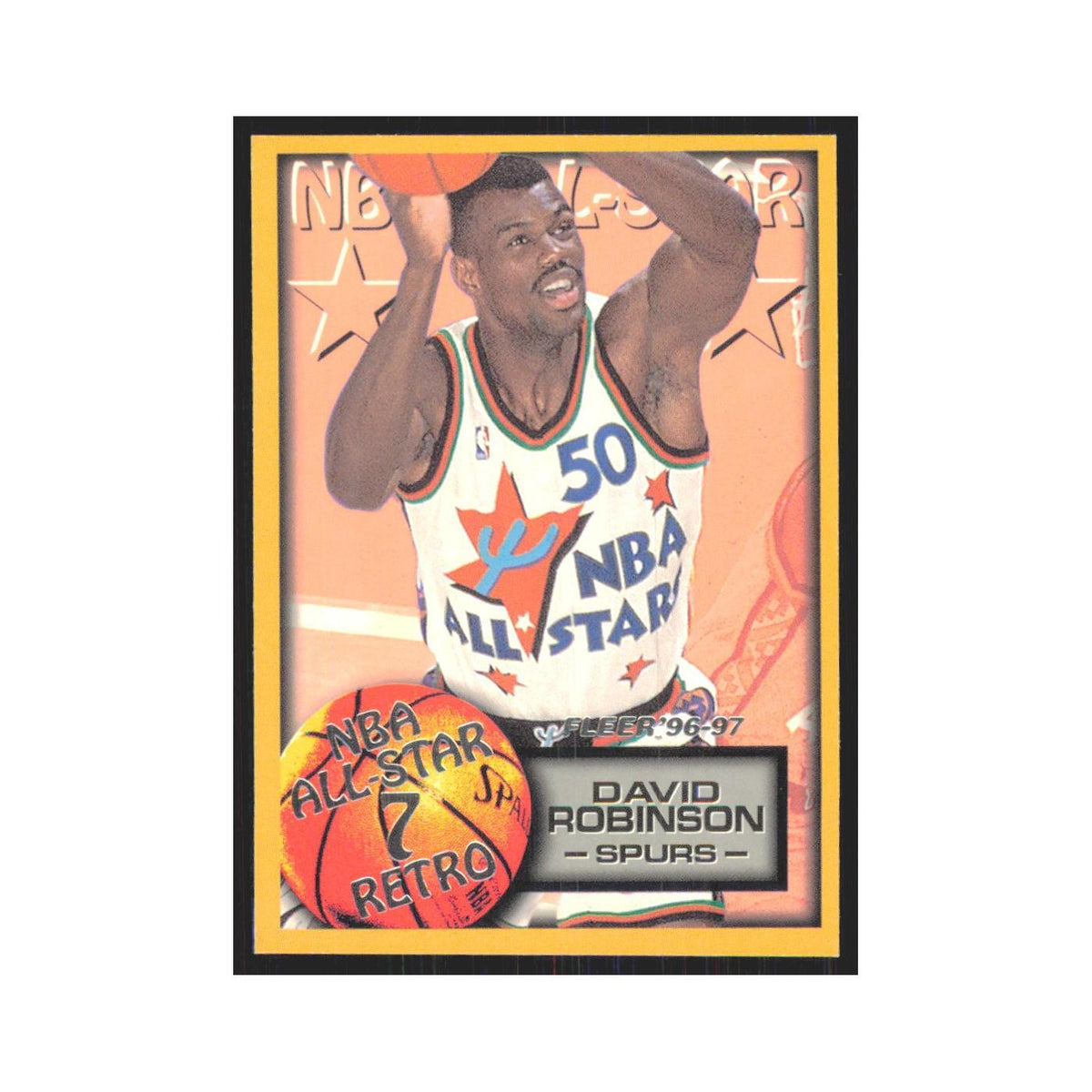 1996 Fleer David Robinson Spurs #286