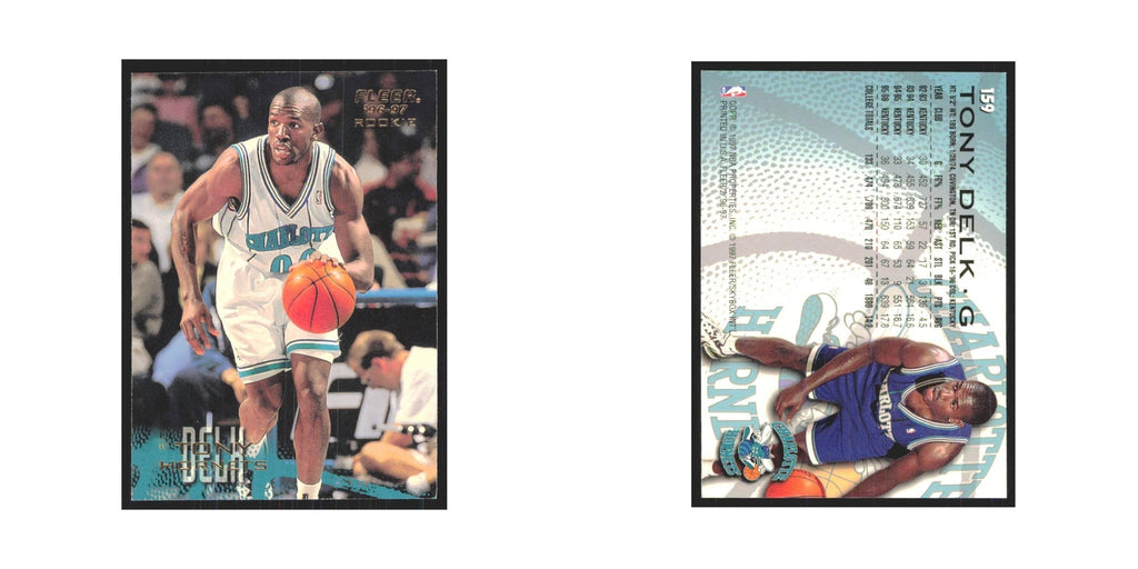 1996 Fleer Tony Delk RC Hornets #159