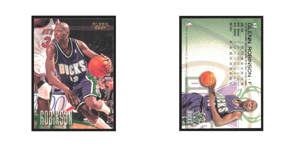1996 Fleer Glenn Robinson Bucks #63