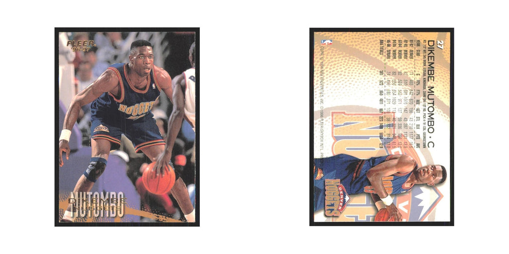 1996 Fleer Dikembe Mutombo Nuggets #27