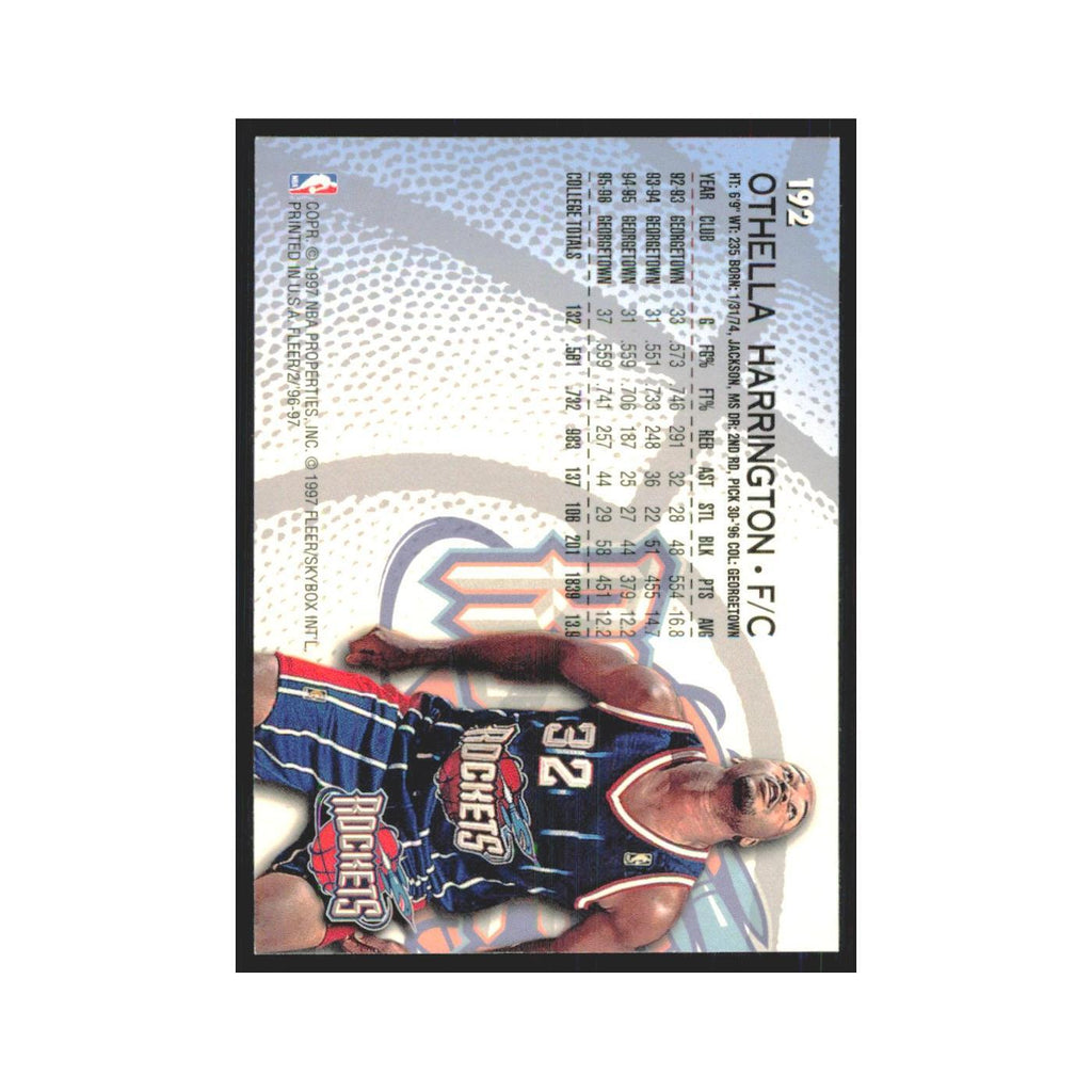1996 Fleer Othella Harrington RC Rockets #192