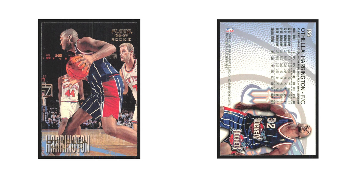 1996 Fleer Othella Harrington RC Rockets #192