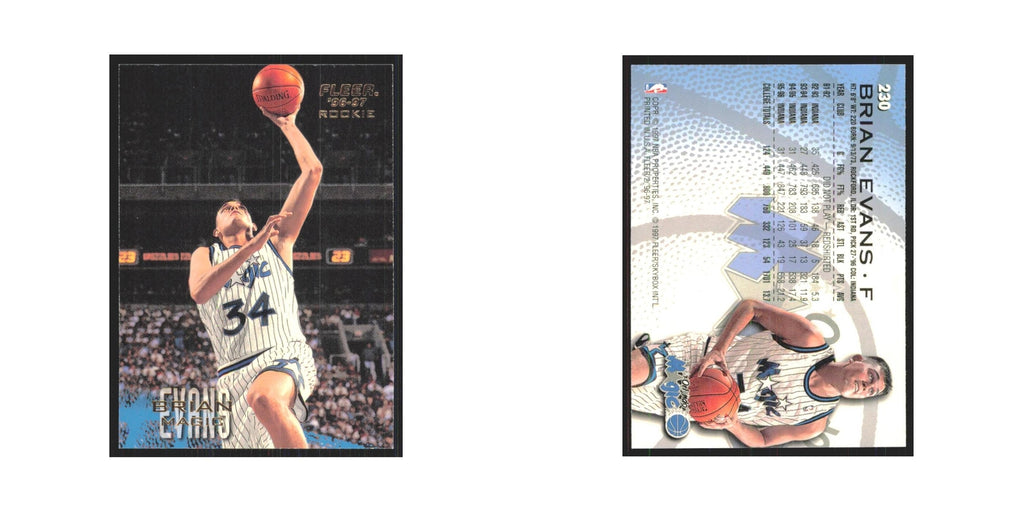 1996 Fleer Brian Evans RC Magic #230