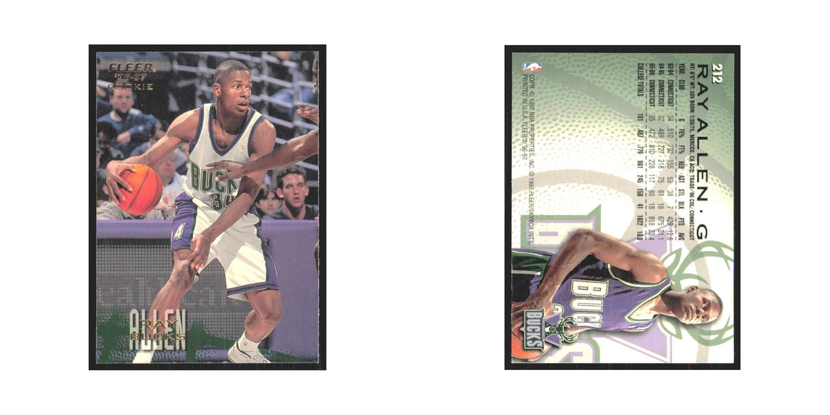 1996 Fleer Ray Allen RC Bucks #212