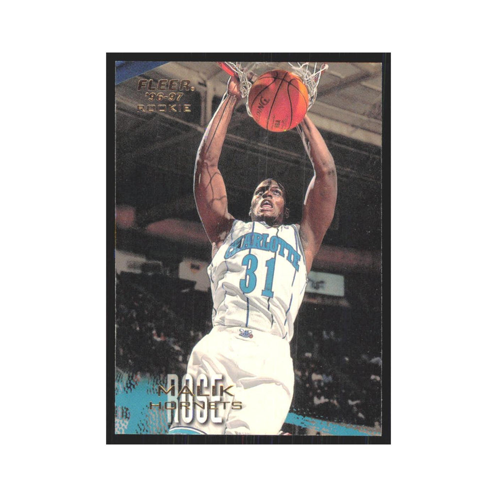 1996 Fleer Malik Rose RC Hornets #163
