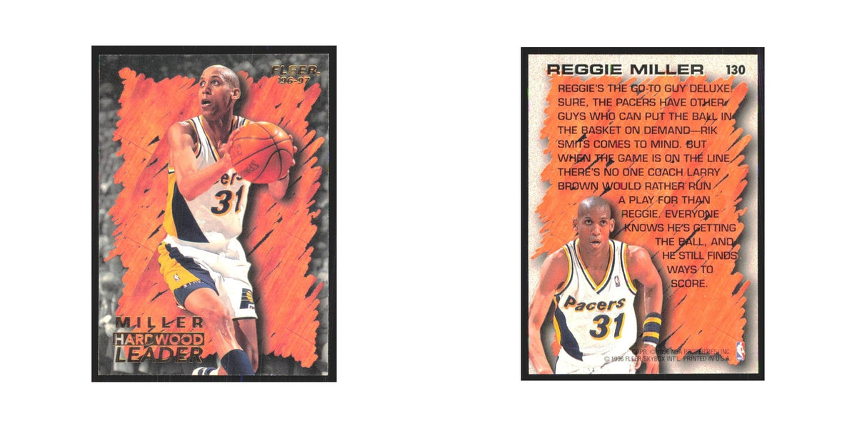 1996 Fleer Reggie Miller Pacers #130
