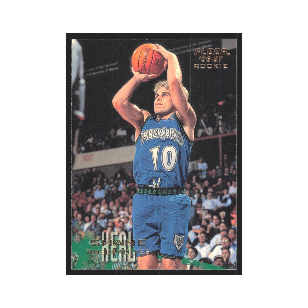 1996 Fleer Shane Heal RC Timberwolves #218