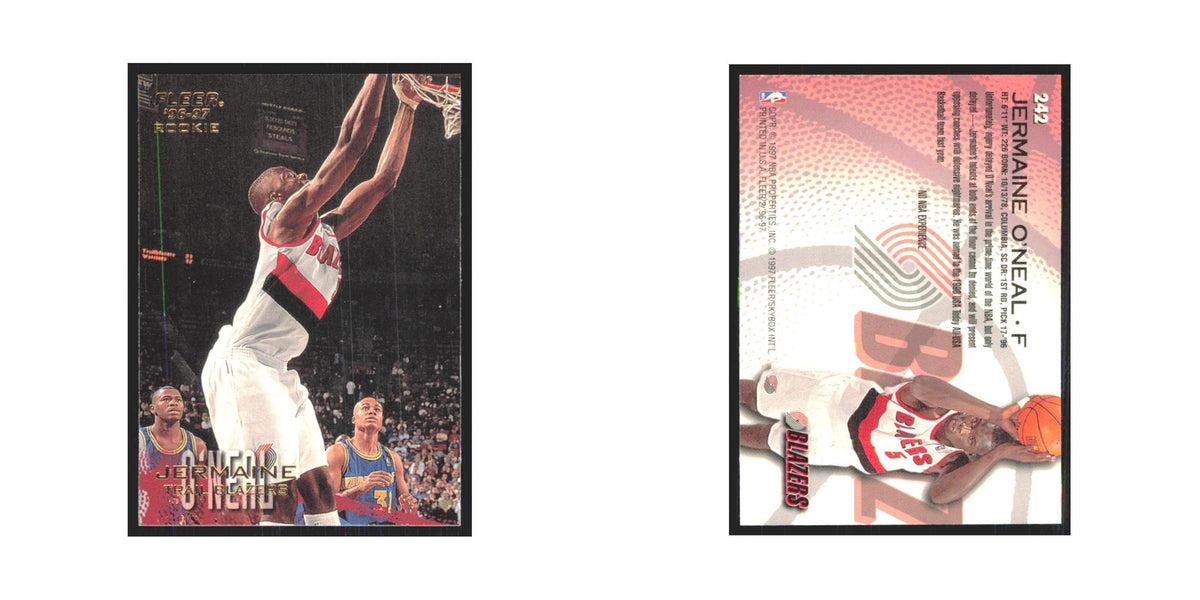 1996 Fleer Jermaine O'Neal RC Blazers #242