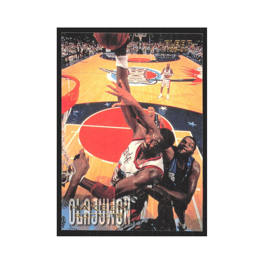 1996 Fleer Hakeem Olajuwon Rockets #42