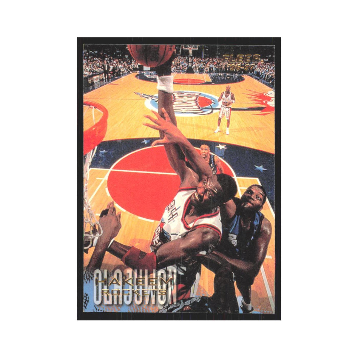 1996 Fleer Hakeem Olajuwon Rockets #42