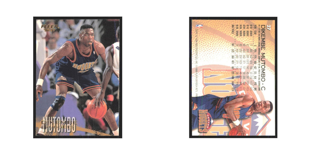 1996 Fleer Dikembe Mutombo Nuggets #27