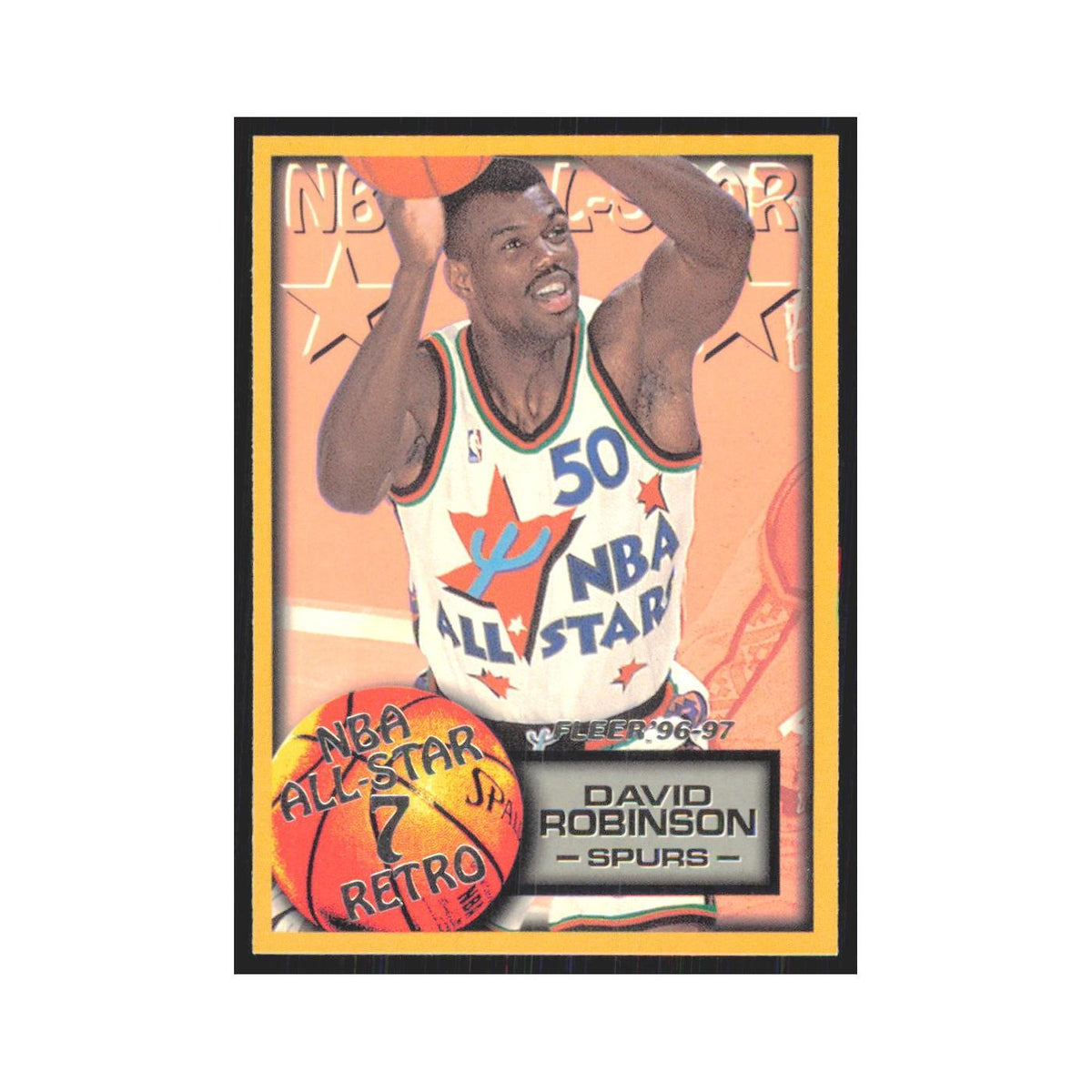 1996 Fleer David Robinson Spurs #286