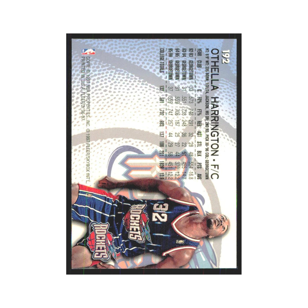 1996 Fleer Othella Harrington RC Rockets #192