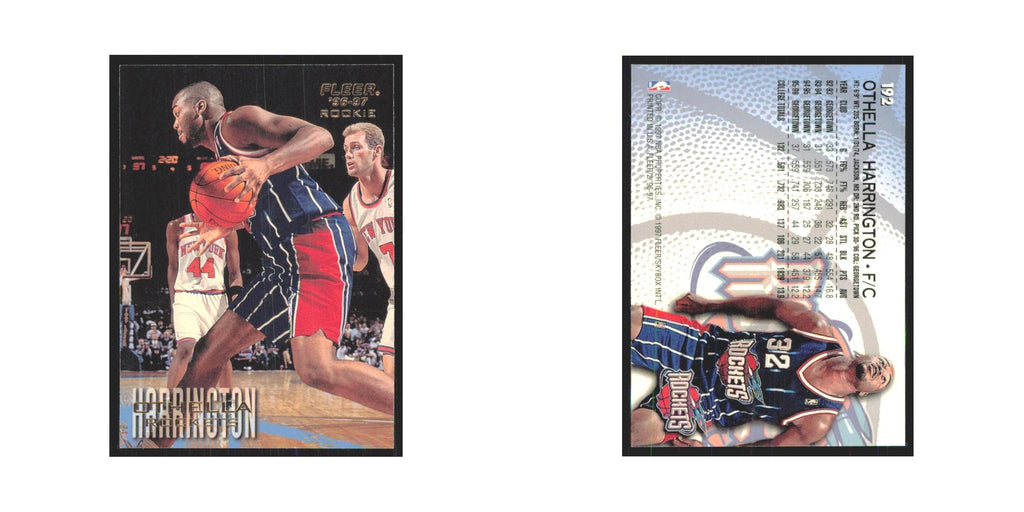 1996 Fleer Othella Harrington RC Rockets #192