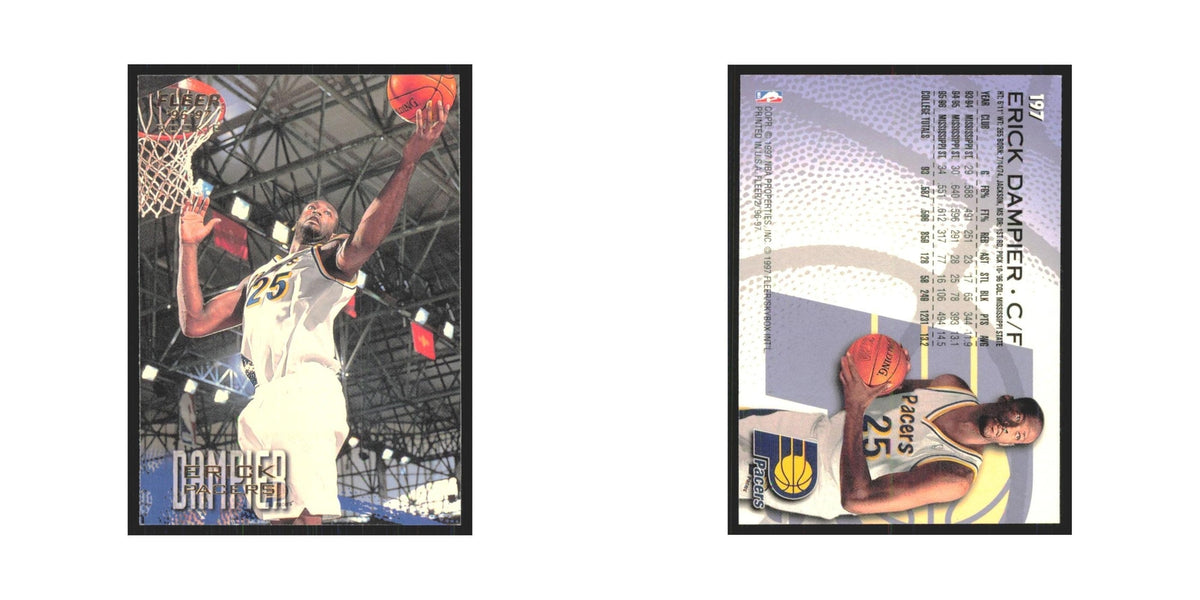 1996 Fleer Erick Dampier RC Pacers #197
