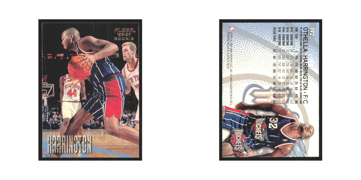 1996 Fleer Othella Harrington RC Rockets #192