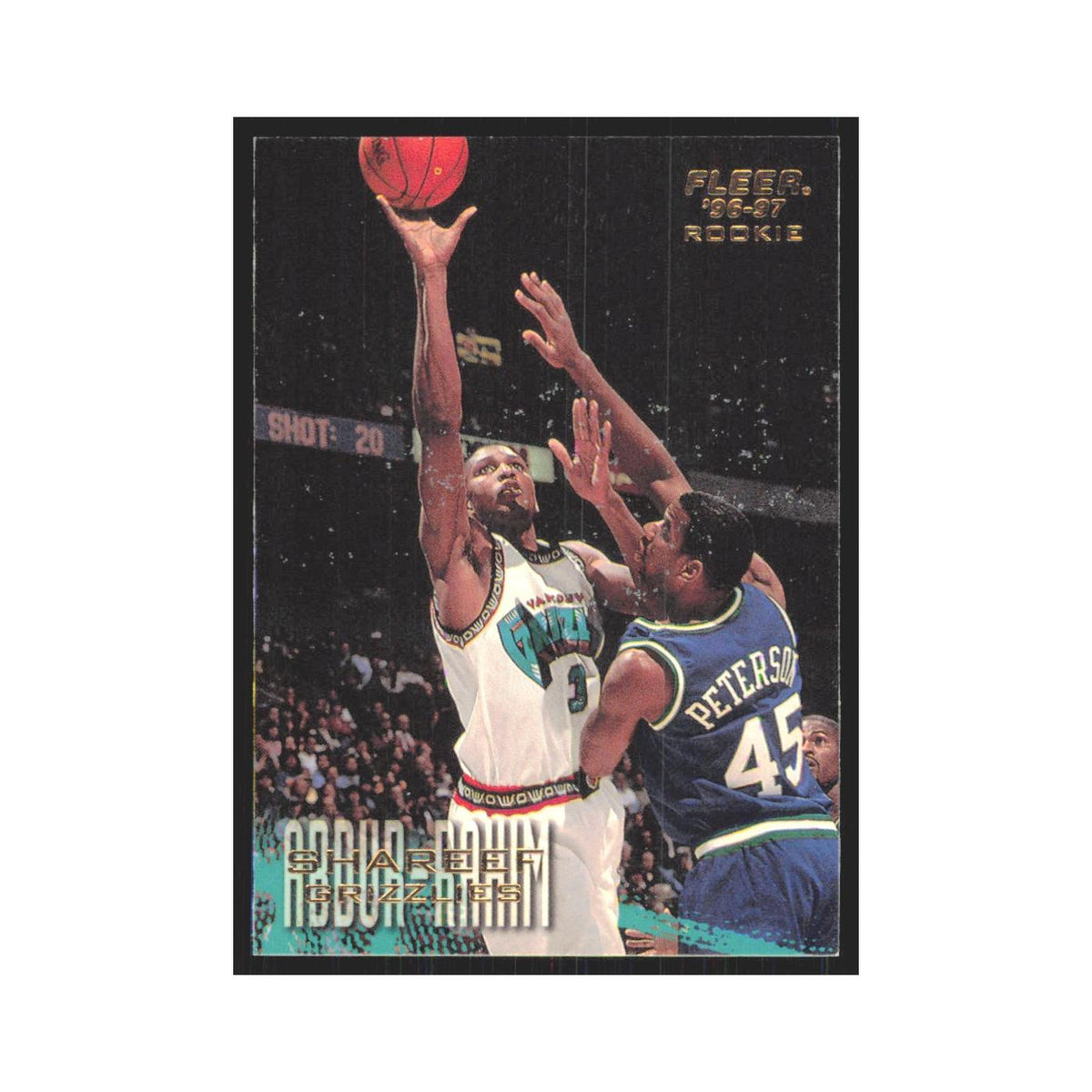1996 Fleer Shareef Abdur-Rahim RC Vancouver Grizzlies #262
