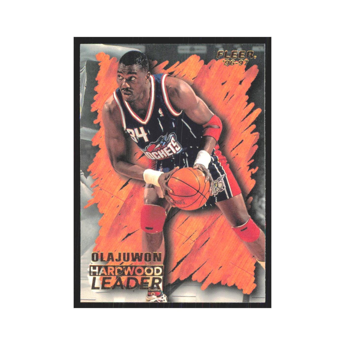 1996 Fleer Hakeem Olajuwon Rockets #129