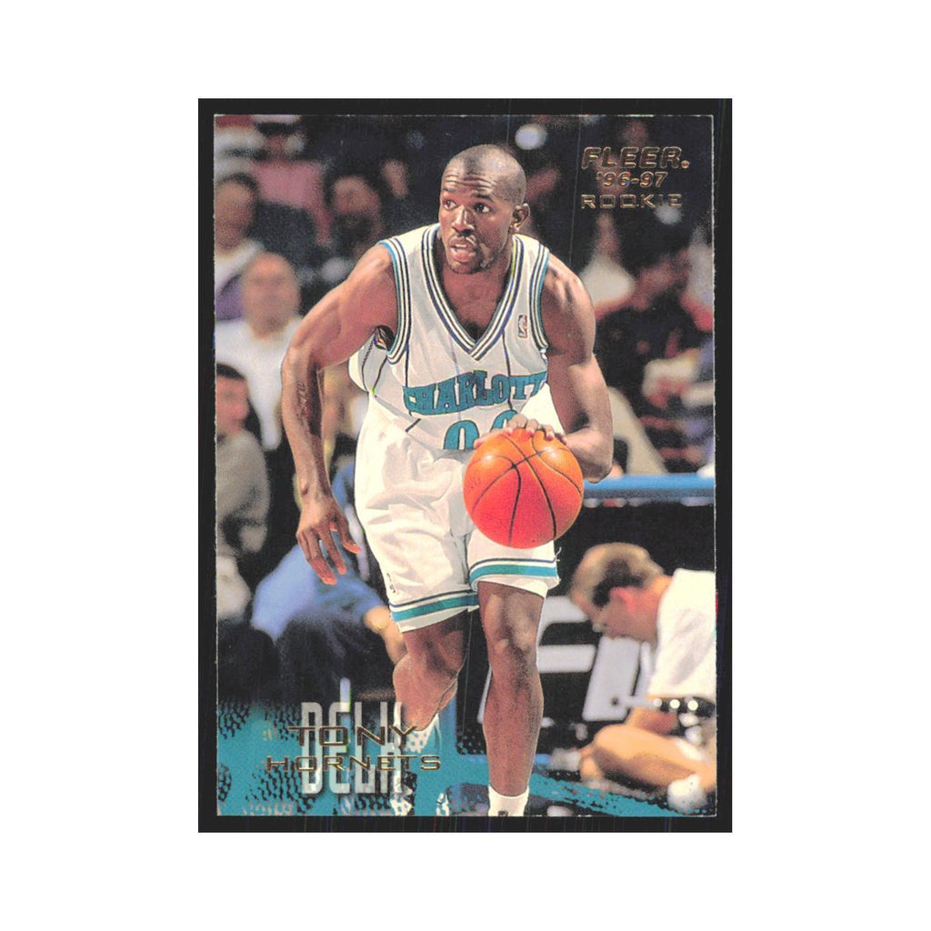 1996 Fleer Tony Delk RC Hornets #159