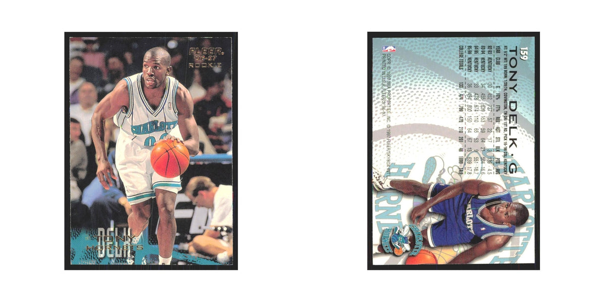 1996 Fleer Tony Delk RC Hornets #159