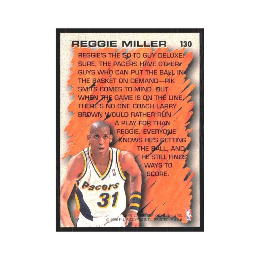 1996 Fleer Reggie Miller Pacers #130