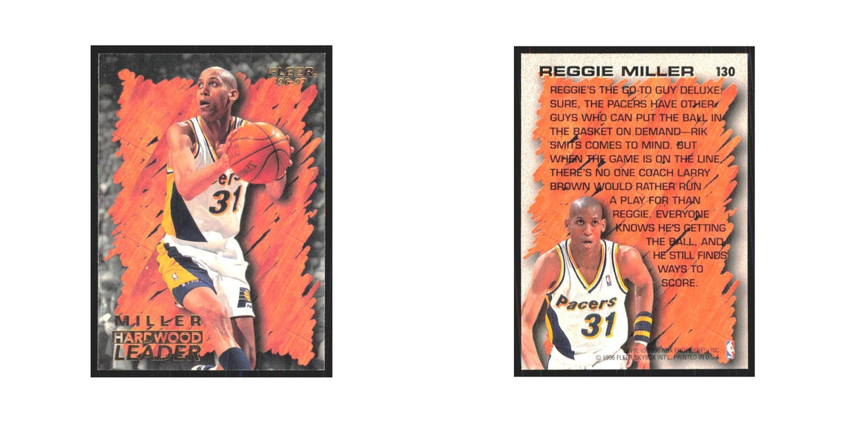 1996 Fleer Reggie Miller Pacers #130
