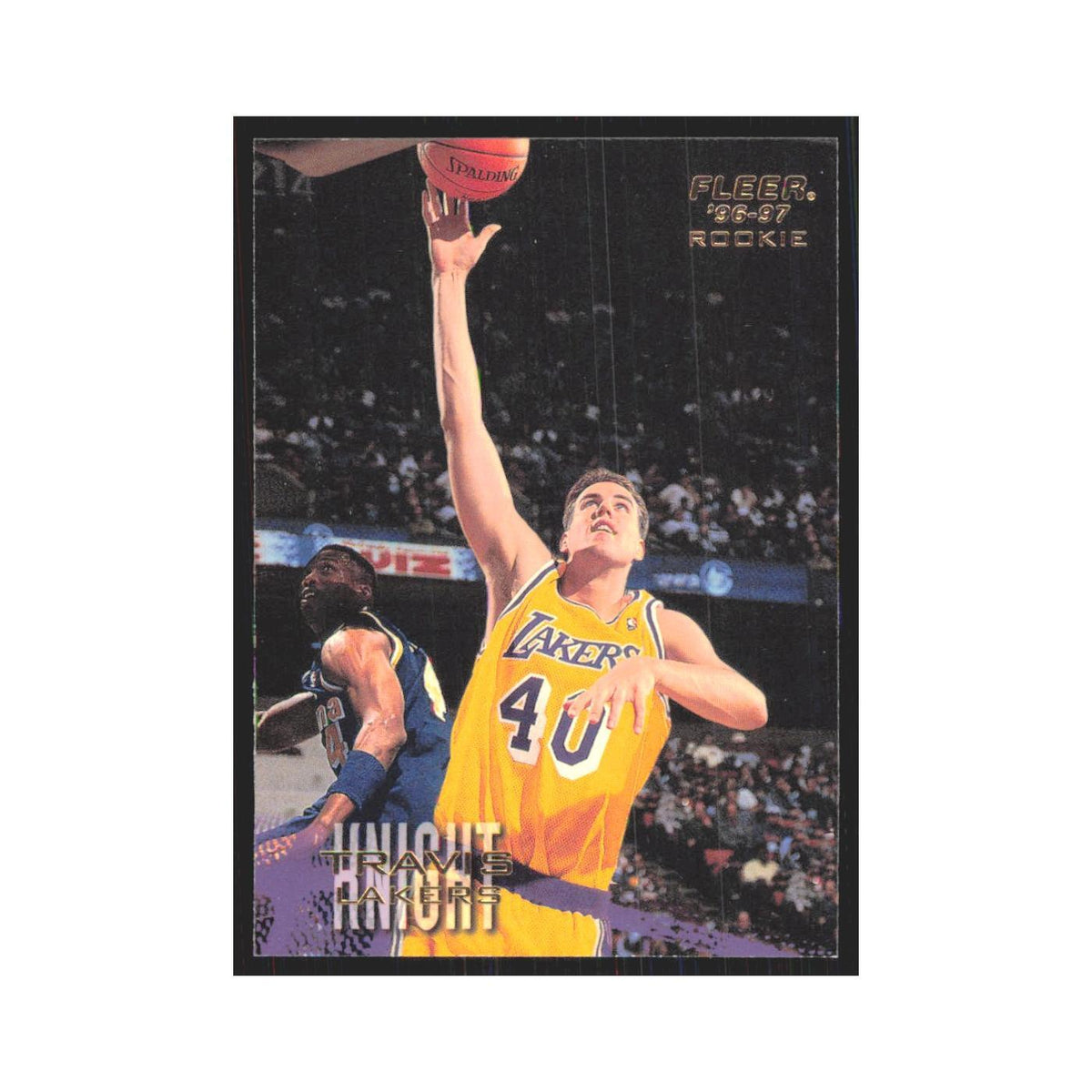 1996 Fleer Travis Knight RC Lakers #205