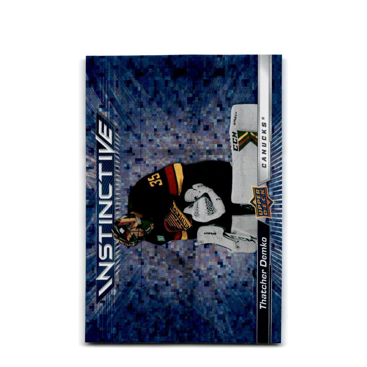 2023 Upper Deck Instinctive Thatcher Demko sparkle Vancouver Canucks #IN-21