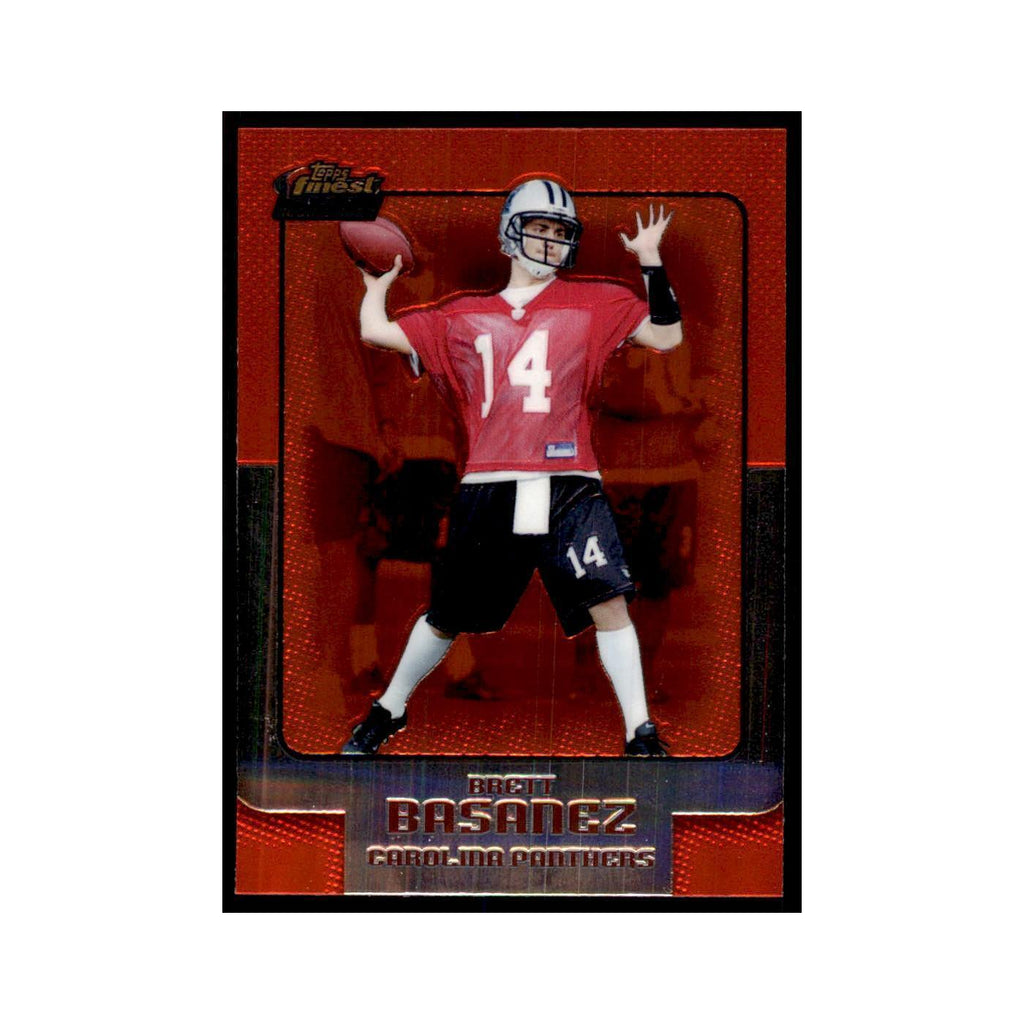 2006 Topps Finest Brett Basanez Football Cards #84