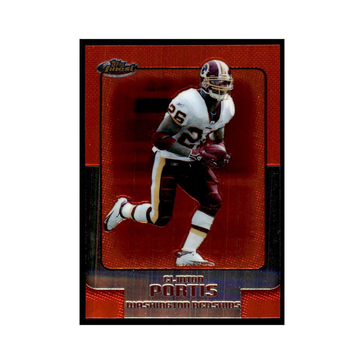 2006 Topps Finest Clinton Portis Football Cards #34