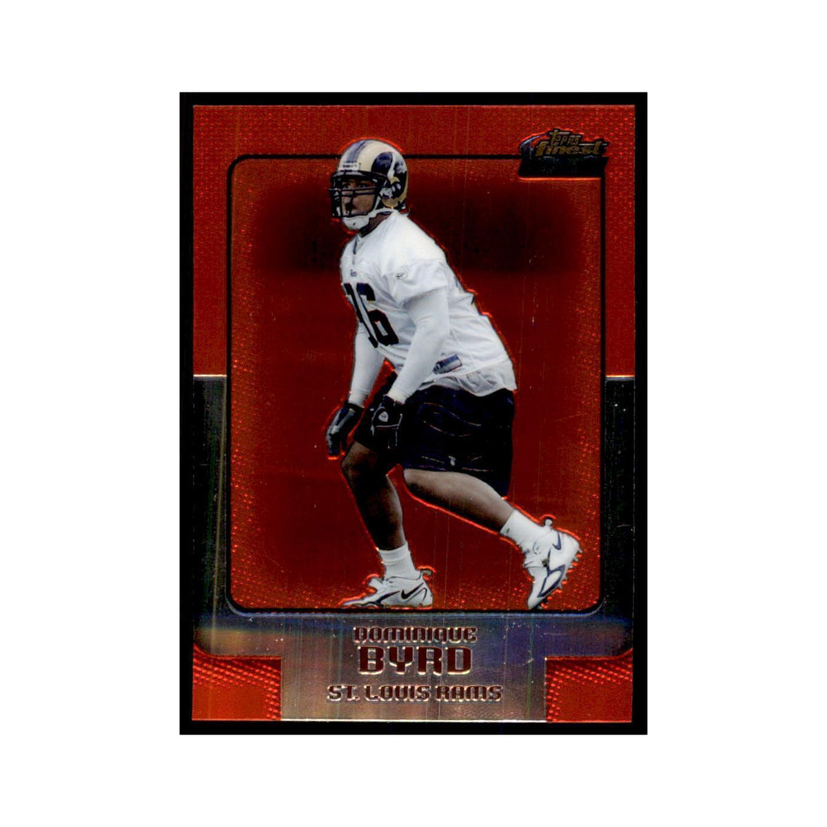 2006 Topps Finest Dominique Byrd Football Cards #133
