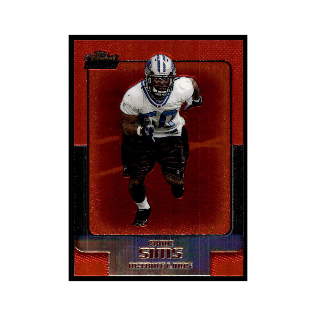 2006 Topps Finest Ernie Sims Football Cards #124