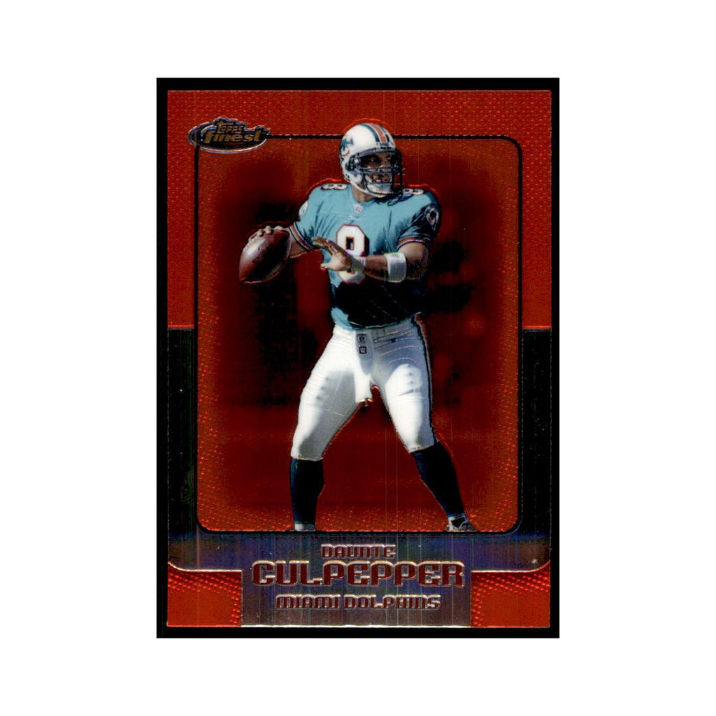 2006 Topps Finest Daunte Culpepper Football Cards #102