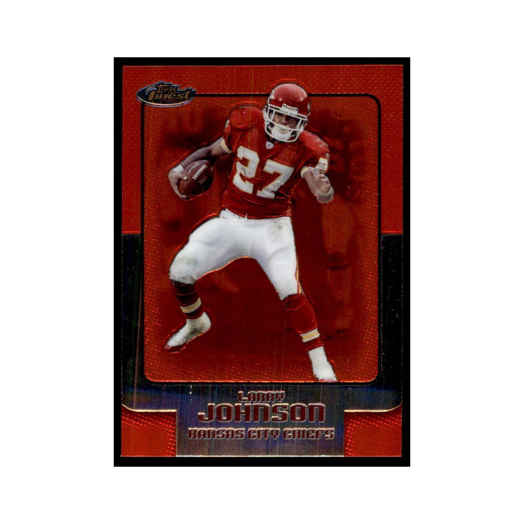 2006 Topps Finest Larry Johnson Football Cards #16