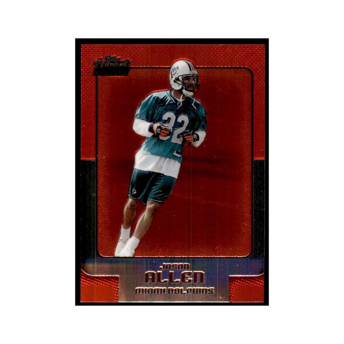2006 Topps Finest Jason Allen Football Cards #134