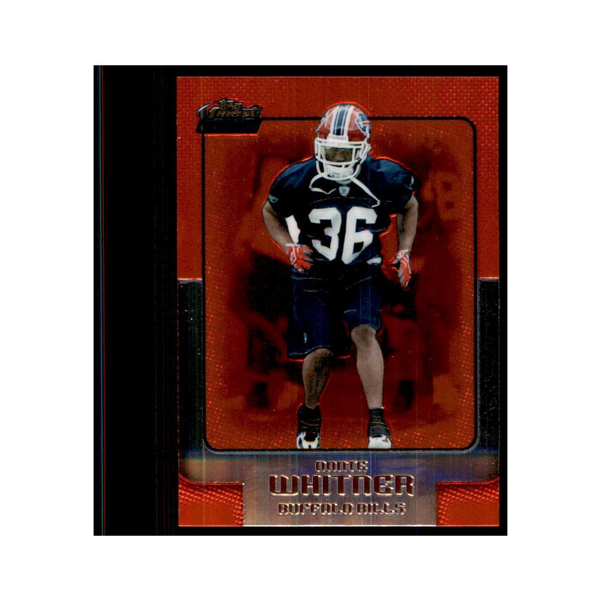 2006 Topps Finest Donte Whitner Football Cards #136